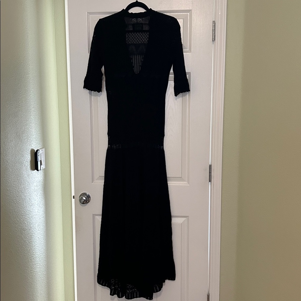 Zadig & Voltaire Memphis Pointelle-Knit Maxi Dress *no slip* - Picture 9 of 14